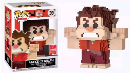 Funko Pop! 8-Bit Disney Wreck-It-Ralph 30 Funko 2018 Summer Convention Exclusive + Free Protector