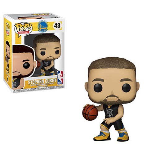 NBA Stephen Curry Golden State Warriors Funko Pop! Vinyl Figure #43 + Free Protector