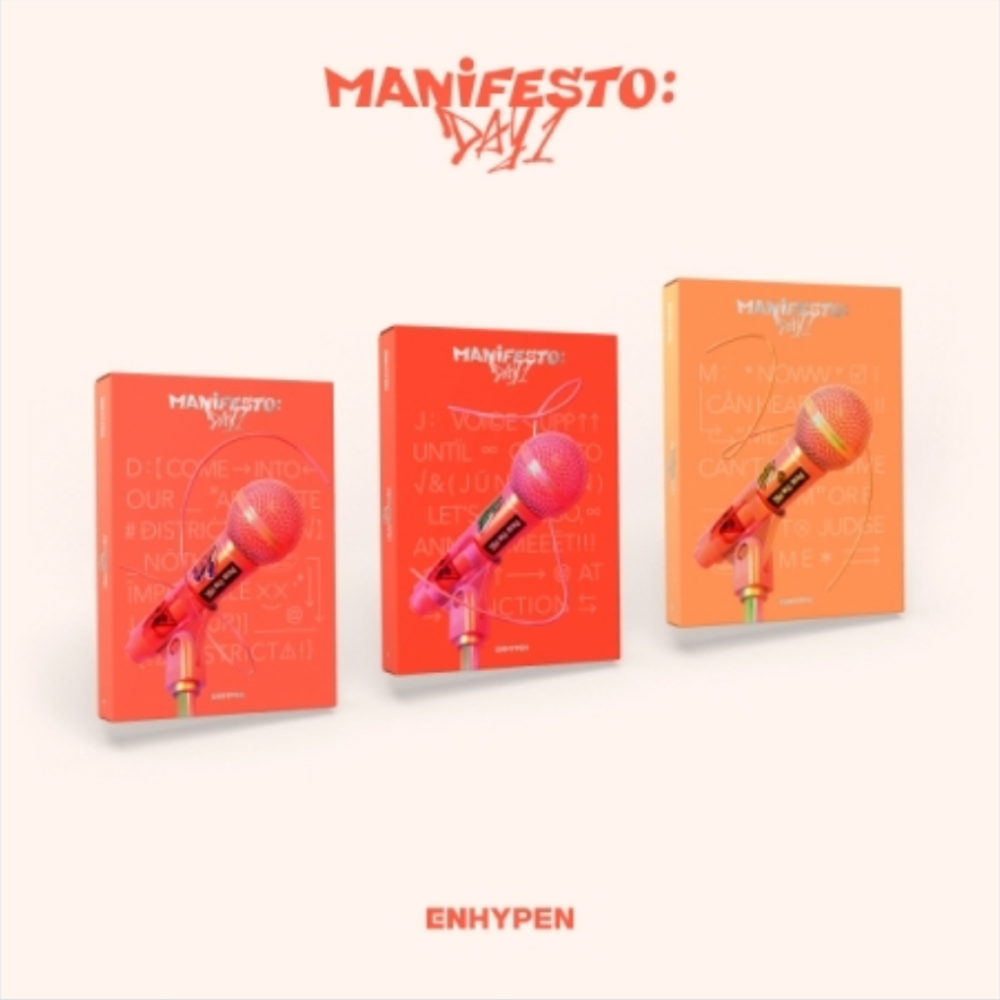 K-pop Enhypen Manifesto : Day 1 Album M Ver.