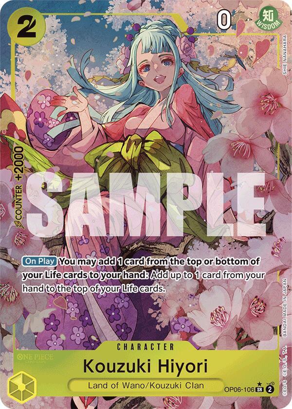 One Piece TCG! Kouzuki Hiyori (Alternate Art) - Premium Booster -The Best- (PRB-01)