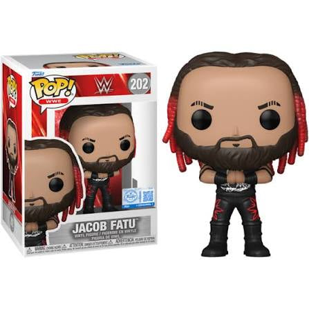 Funko Pop! WWE - Jacob Fatu 202 Funko Special Edition Figure + Pop Protector
