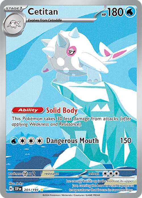 Pokemon TCG! Cetitan - 201/191 - SV08: Surging Sparks (SSP)