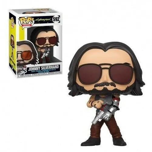 Funko Pop! Games: Cyberpunk 2077 - Johnny Silverhand 592 + PoP Protector