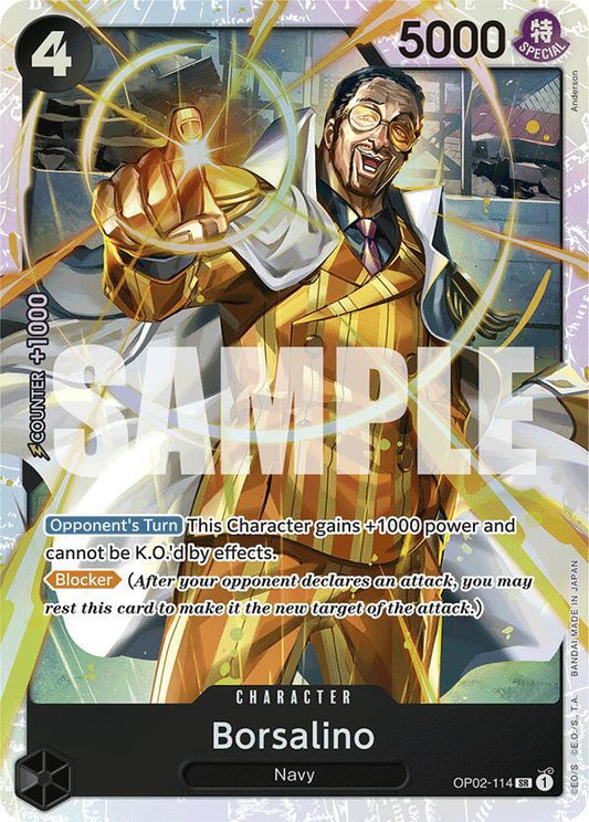 One Piece TCG! Borsalino (Reprint) - Premium Booster -The Best- (PRB-01)