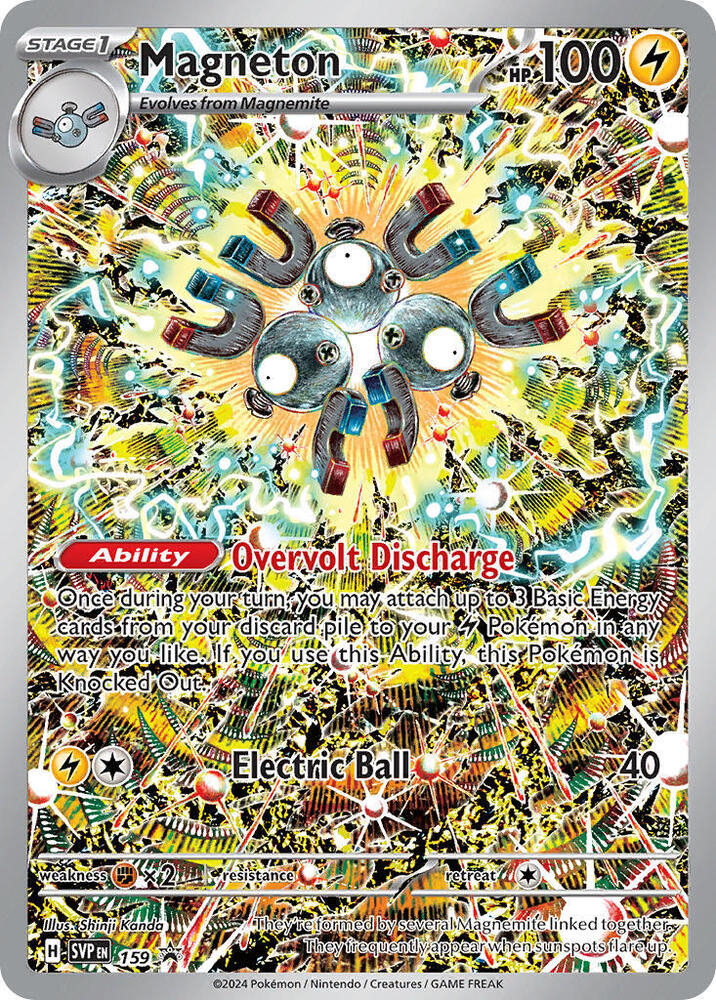 Pokemon TCG! Magneton - 159 - SV: Scarlet & Violet Promo Cards (SVP)
