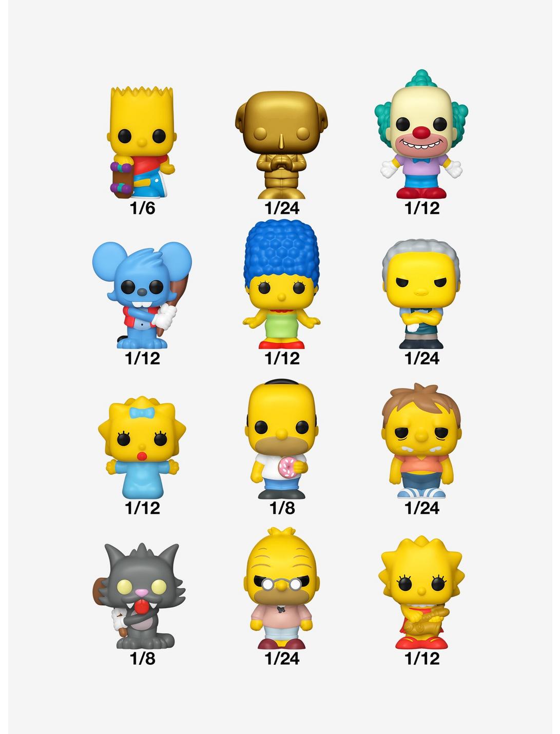 Funko Bitty Pop! The Simpsons Mystery Mini Figure Blind Bag Singles (One Variation Chosen at Random)