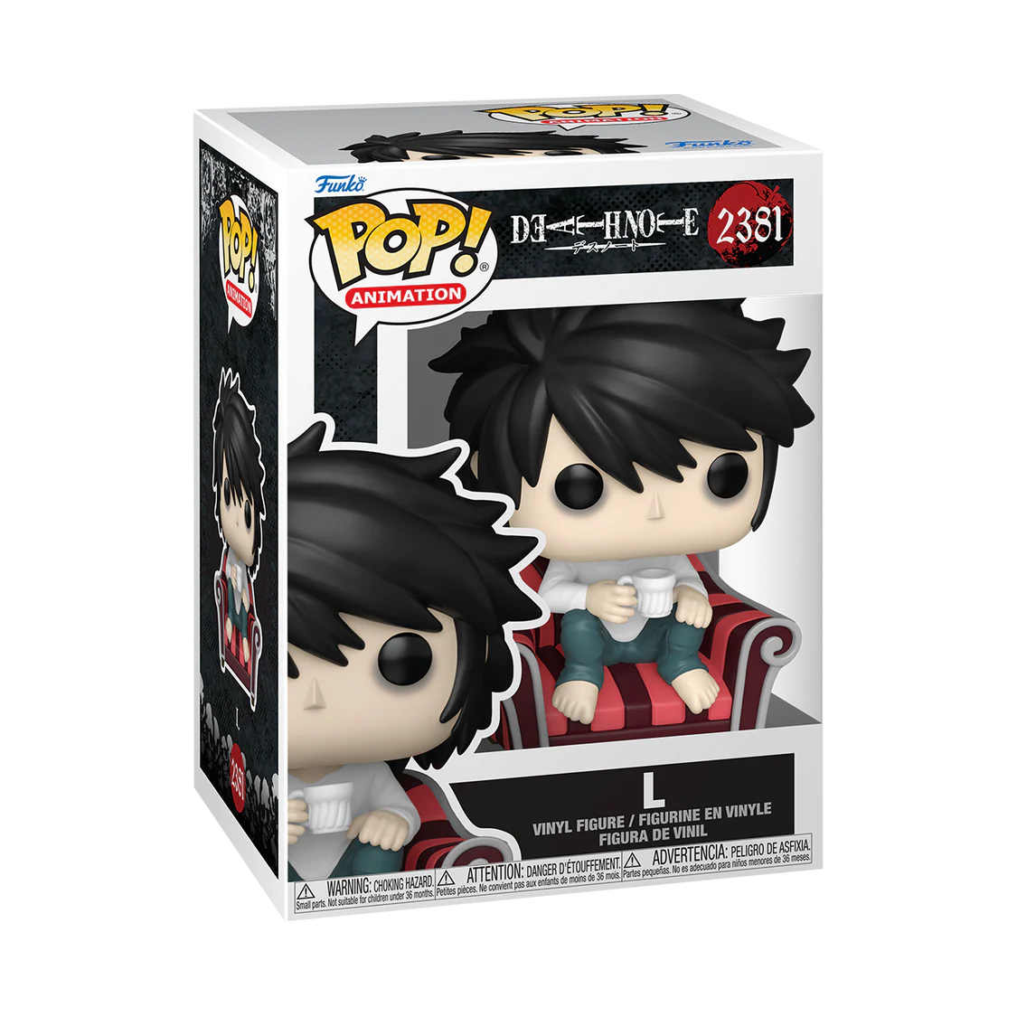 Funko Pop! Deathnote - L 2381 Figure + Pop Protector