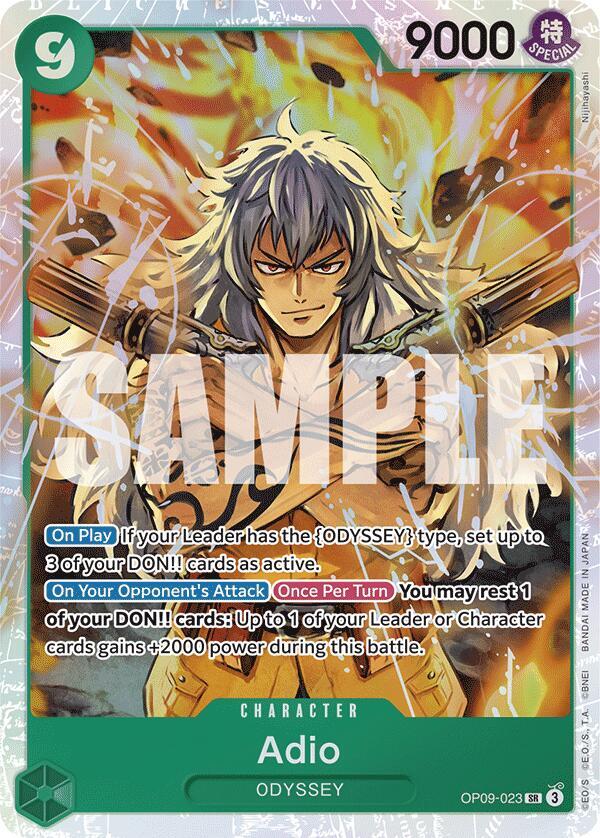 One Piece TCG! Adio - Emperors in the New World (OP09)