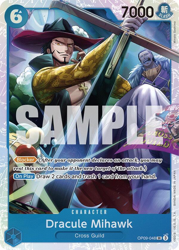 One Piece TCG! Dracule Mihawk - Emperors in the New World (OP09-048)