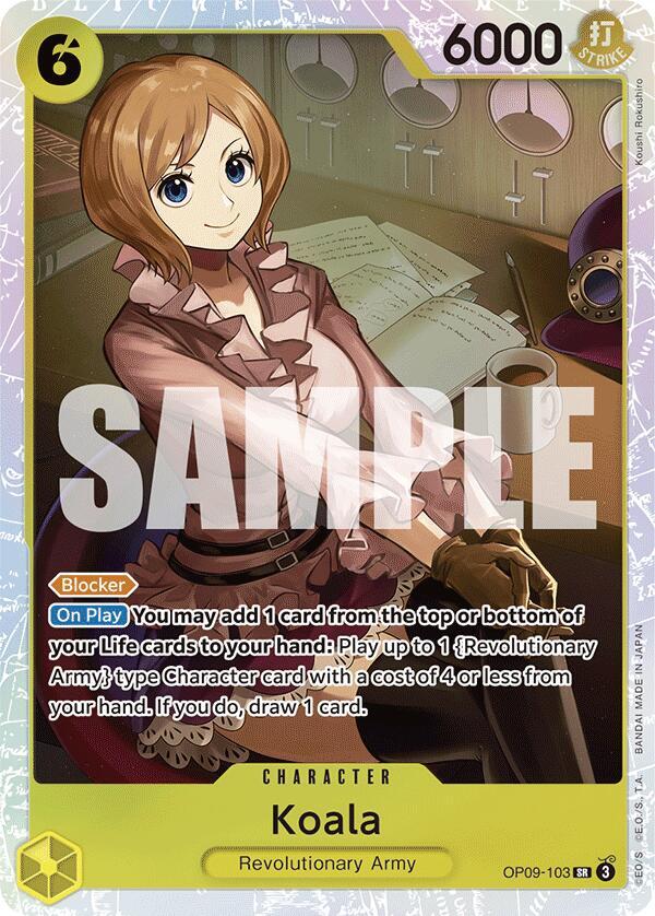 One Piece TCG! Koala - Emperors in the New World (OP09-103)