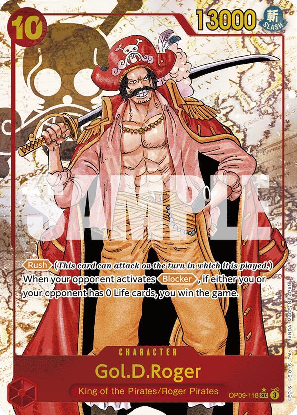 One Piece TCG! Gol.D.Roger (Alternate Art) - Emperors in the New World (OP09)