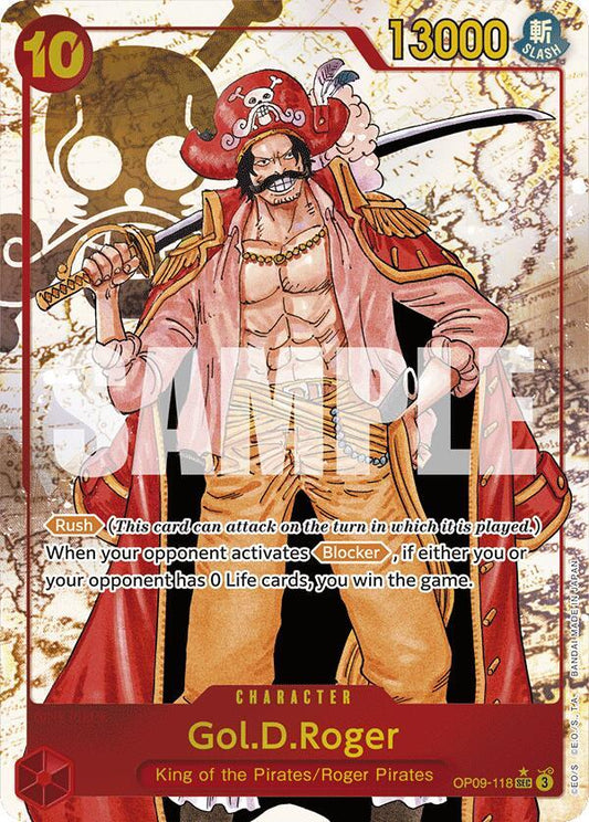 One Piece TCG! Gol.D.Roger (Alternate Art) - Emperors in the New World (OP09)