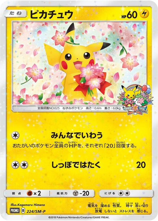 Pokemon TCG! Pikachu - 224/SM-P - SM-P: Sun & Moon Promos (SM-P)