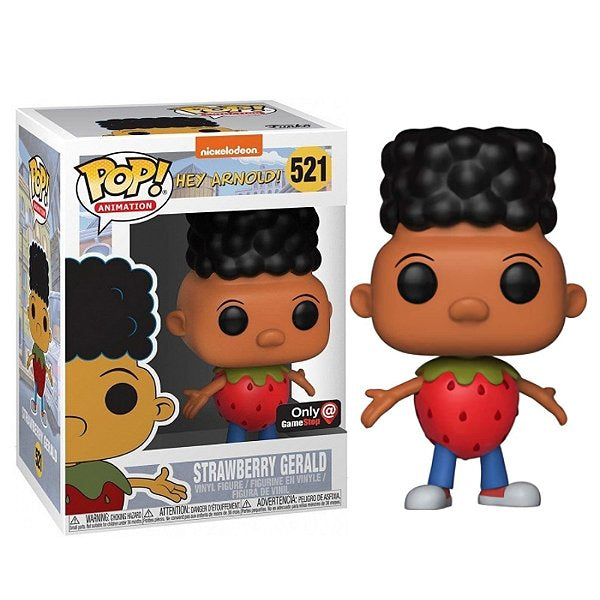 Funko Pop! Nickelodeon - Hey Arnold! Strawberry Gerald 521 GameStop Exclusive (VAULTED) + Free Protector