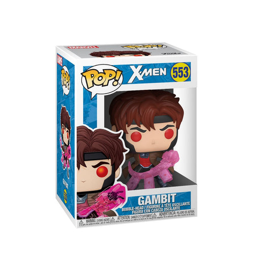 Funko Pop! Marvel X-Men - Gambit with Cards 553 + FREE PROTECTOR!