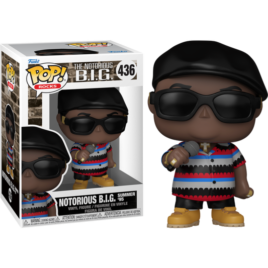 Funko Pop! The Notorious BIG Summer ‘95 436 + Pop Protector