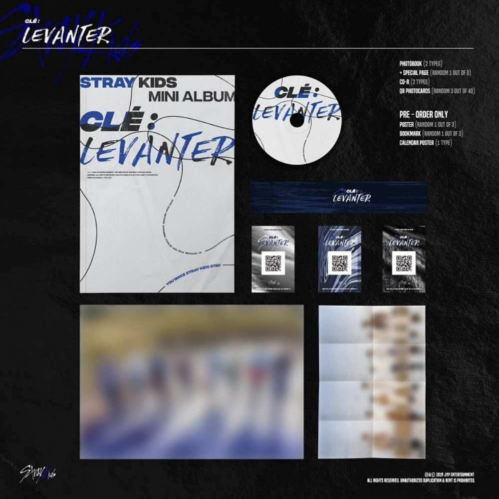 K-POP STRAY KIDS - CLE : LEVANTER (MINI ALBUM) (2 VERSIONS)