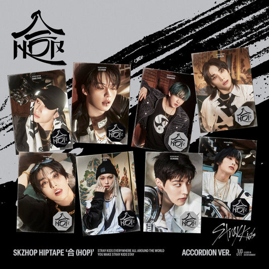 K-POP STRAY KIDS - SKZHOP HIPTAPE [合 (HOP)] (ACCORDION VER.) (8 VERSIONS)