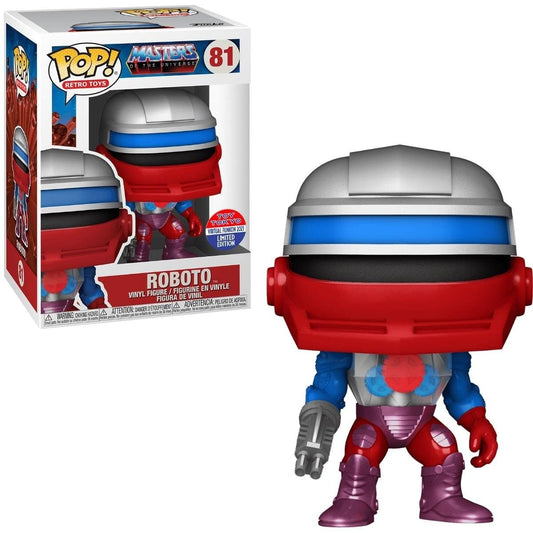 Funko Pop! Masters of the Universe of The Universe - Robot 81 Toy Tokyo Virtual Funkon 2021 Exclusive + Free Protector (VAULTED)