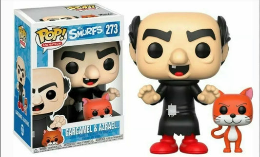 Funko Pop! The Smurfs Gargamel & Azrael 273 + Free Protector (VAULTED)(box ware)