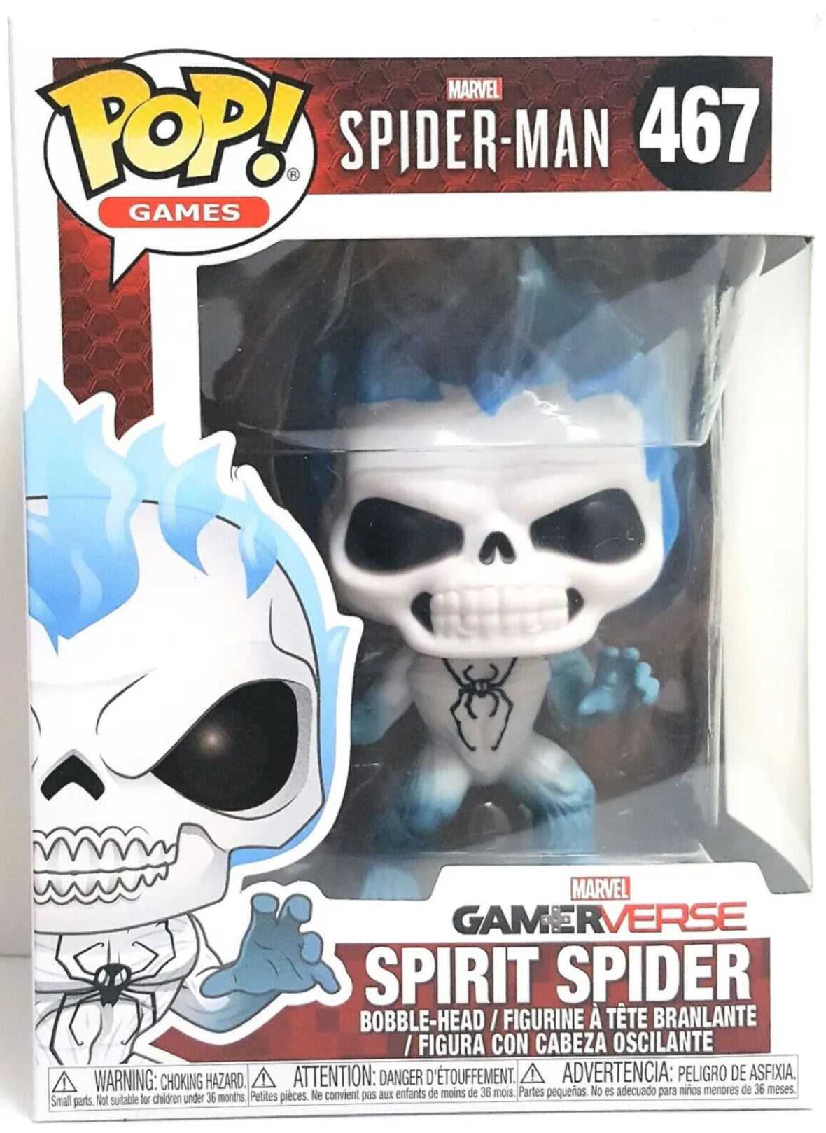 Funko Pop! Marvel Gamerverse Spider-Man - Spirit Spider 467 + Free Protector