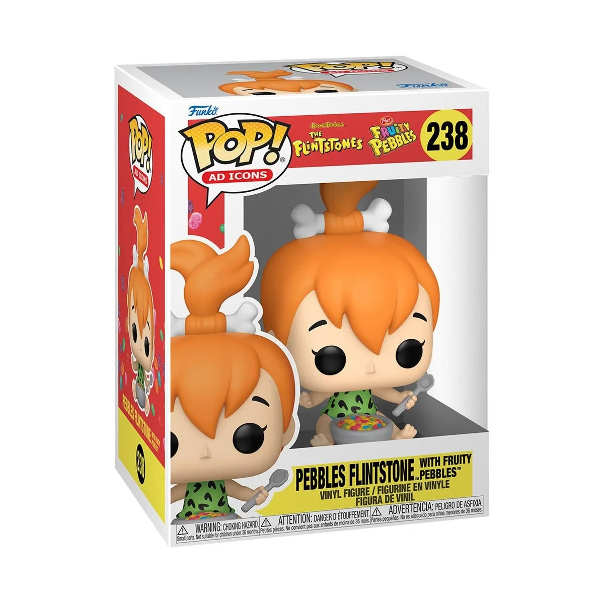 Fruity Pebbles Flintstone with Fruity Pebbles Funko Pop! #238 + Pop Protector