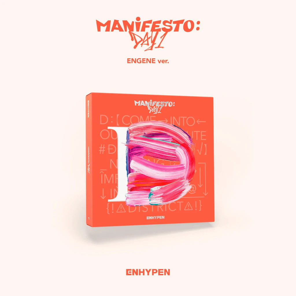 K-POP ENHYPEN - MANIFESTO : DAY 1 (ENGENE VER.) (3 VERSIONS)