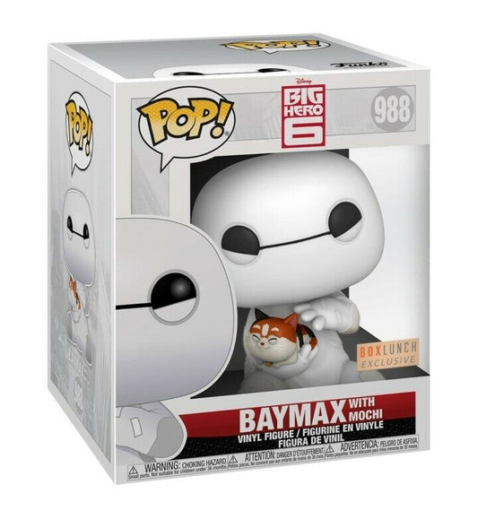 Funko Pop! Disney Big Hero 6 : Baymax with Mochi 988 BoxLunch Exclusive 6-Inch Figure