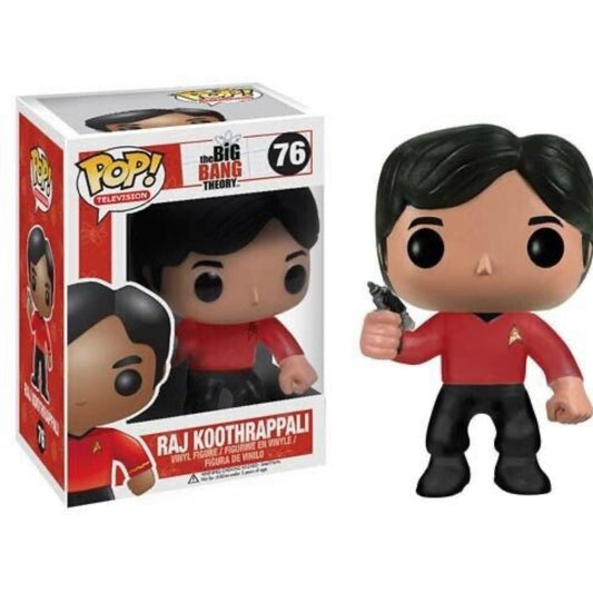 Funko Pop! The Big Bang Theory Raj Koothrappali 76 + Free Protector (VAULTED)