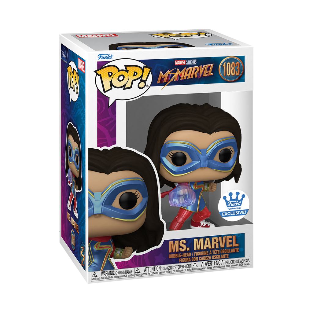 Funko Pop! Marvel Studios - Ms. Marvel 1083 Funko Shop Exclusive + Free Protector