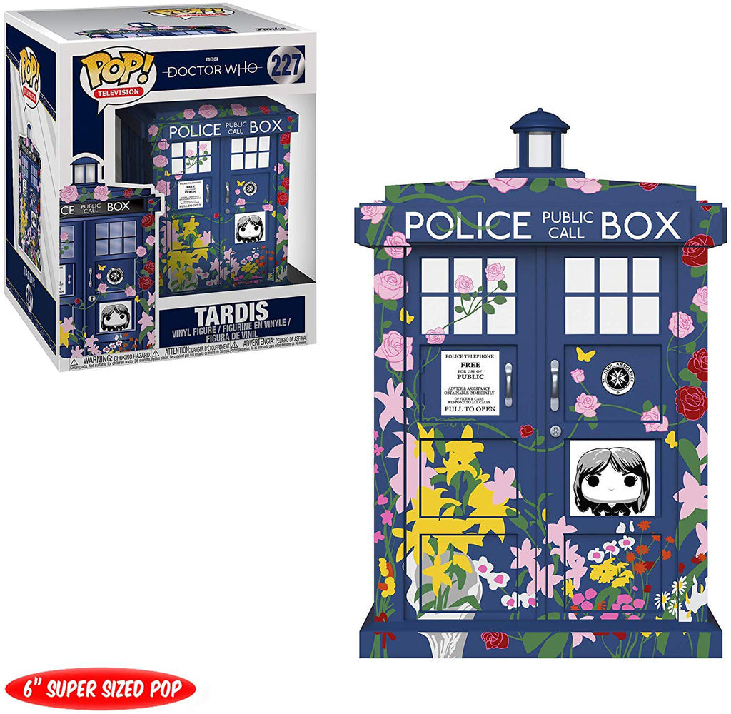 Funko Pop! Doctor Who - Tardis (Flowers) 227 6-Inch Figure (VAULTED)
