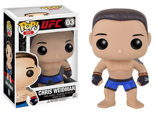 Funko Pop! UFC Chris Weidman 03 (VAULTED) + Pop Protector