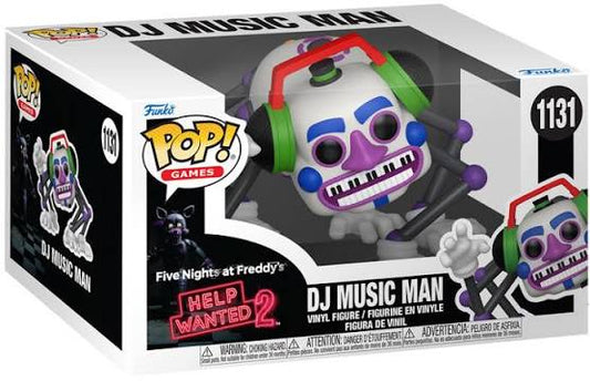 Funko Pop! Five Nights at Freddy’s Help Wanted 2 - DJ Music Man 1131 Figure + Pop Protector