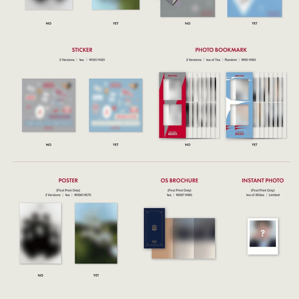 K-POP ALBUM ENHYPEN - [DIMENSION : ANSWER] (2 VERSIONS)