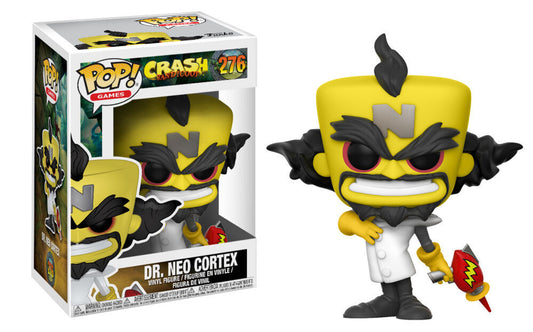 Funko Pop! Crash Bandicoot : Dr. Neo Cortex 276 Figure + Pop Protector