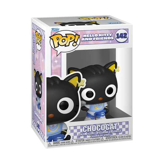 Funko Pop! Sanrio Hello Kitty and Friends - K-POP Outfit Chococat 142 Figure + Pop Protector