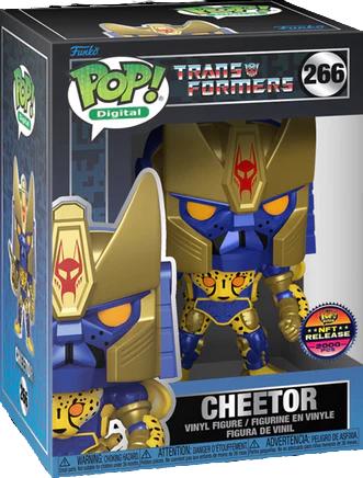 Funko Pop! Transformers - Cheetor 266 NFT Release 2000 PCS LIMITED EDITION Figure + Pop Protector