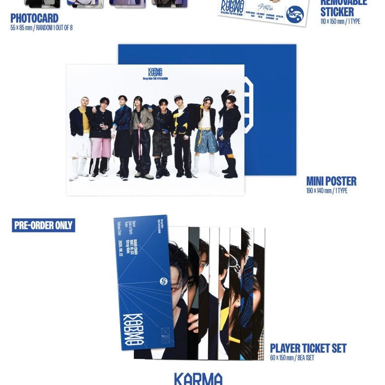 STRAY KIDS - The 4th Album : KARMA (2 VERSIONS)