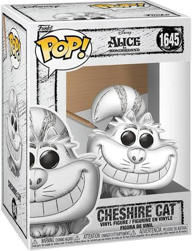 Funko Pop! Disney Sketched : Alice in Wonderland - Cheshire Cat 1645 Figure + Pop Protector