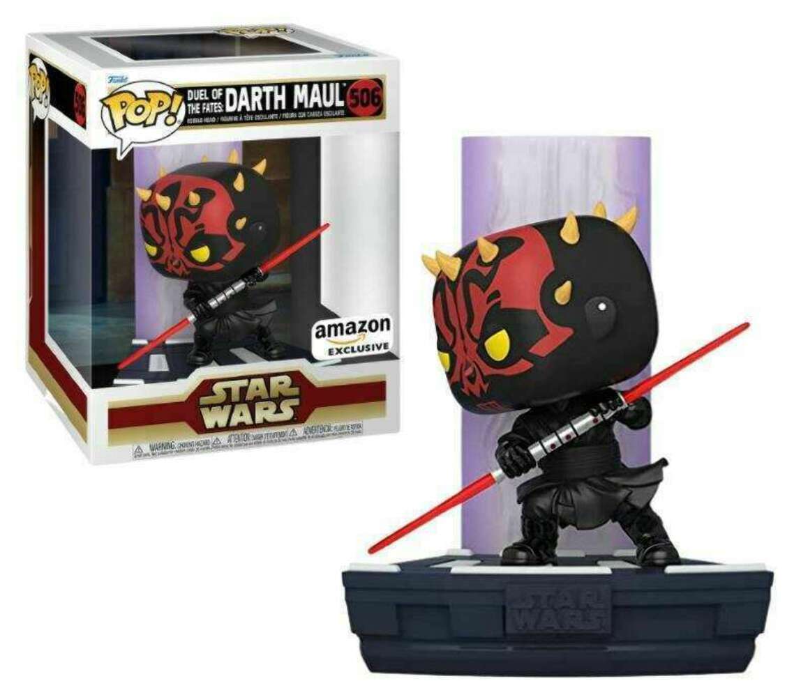 Funko Pop! Star Wars Duel of the Fates: Darth Maul 506 Amazon Exclusive 6-Inch Figure