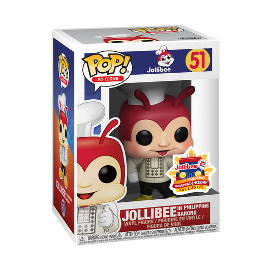 Funko Pop! Jollibee in Philippine Barong 51 (VAULTED) + Pop Protector