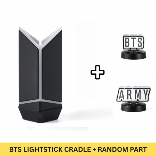 (PRE-ORDER) K-POP BTS OFFICIAL LIGHT STICK VER.4 CRADLE + 1 LIGHTSTICK PARTS (RANDOM)