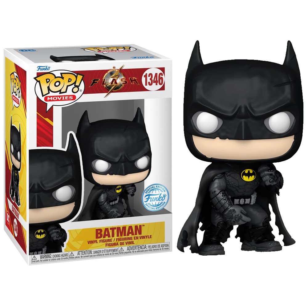 Funko Pop! DC Flash : Batman 1346 Funko Special Edition + Pop Protector