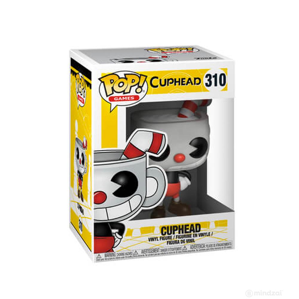 Funko Pop! Games : Cuphead 310 (VAULTED) + Pop Protector