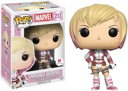 Funko Pop! Marvel Unmasked Gwenpool 213 Walgreens Exclusive (VAULTED) + Free Protector