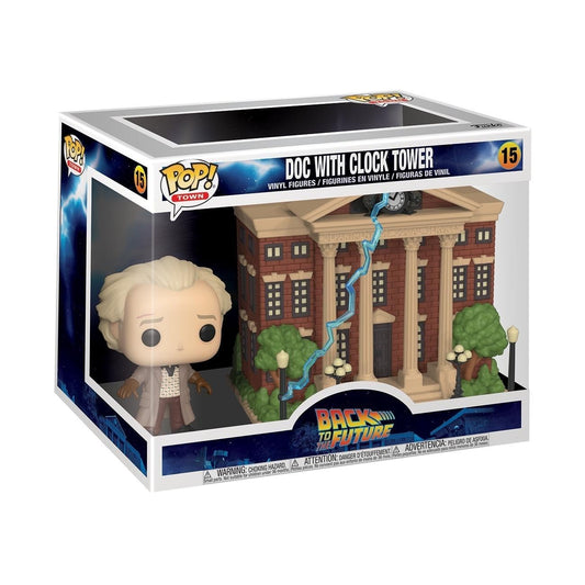 Funko Pop! Town : Back to the Future - Doc with Clock Tower 15