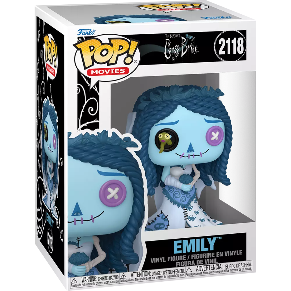 Funko Pop! Corpse Bride - Emily 2118 Figure + Pop Protector