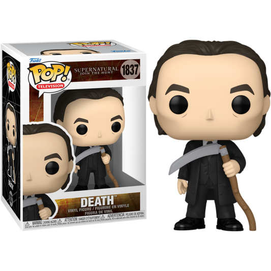 Funko Pop! Supernatural Join The Hunt - Death 1837 Figure + Pop Protector