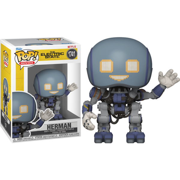 Funko Pop! Netflix The Electric State : Herman 1741 + Pop Protector