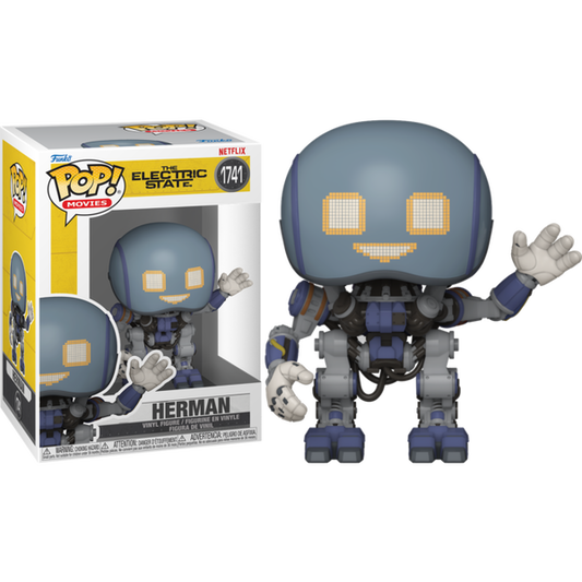 Funko Pop! Netflix The Electric State : Herman 1741 + Pop Protector